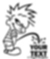 Calvin Pee On Custom Text V1