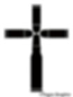 Bullet Cross Jesus Die Cut Vinyl Decal - Sticker