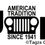 Thumbnail: Jeep American Tradition Since 1941 Die Cut Vinyl Decal - Sticker