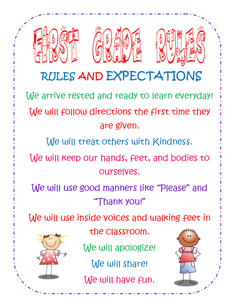 First grade Rules.gif