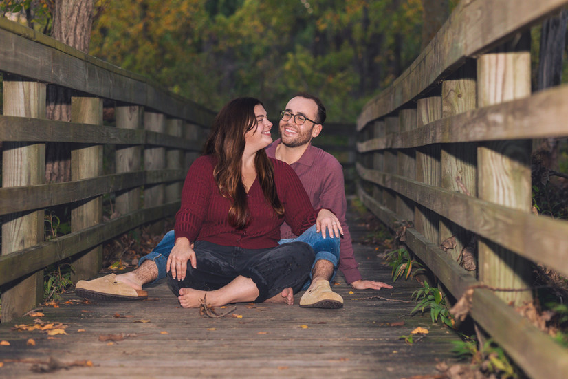 Bay City State Park Michigan - Couples Engagement
