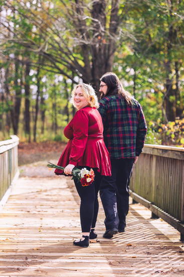 Engagement photos - Chippewa Nature Center