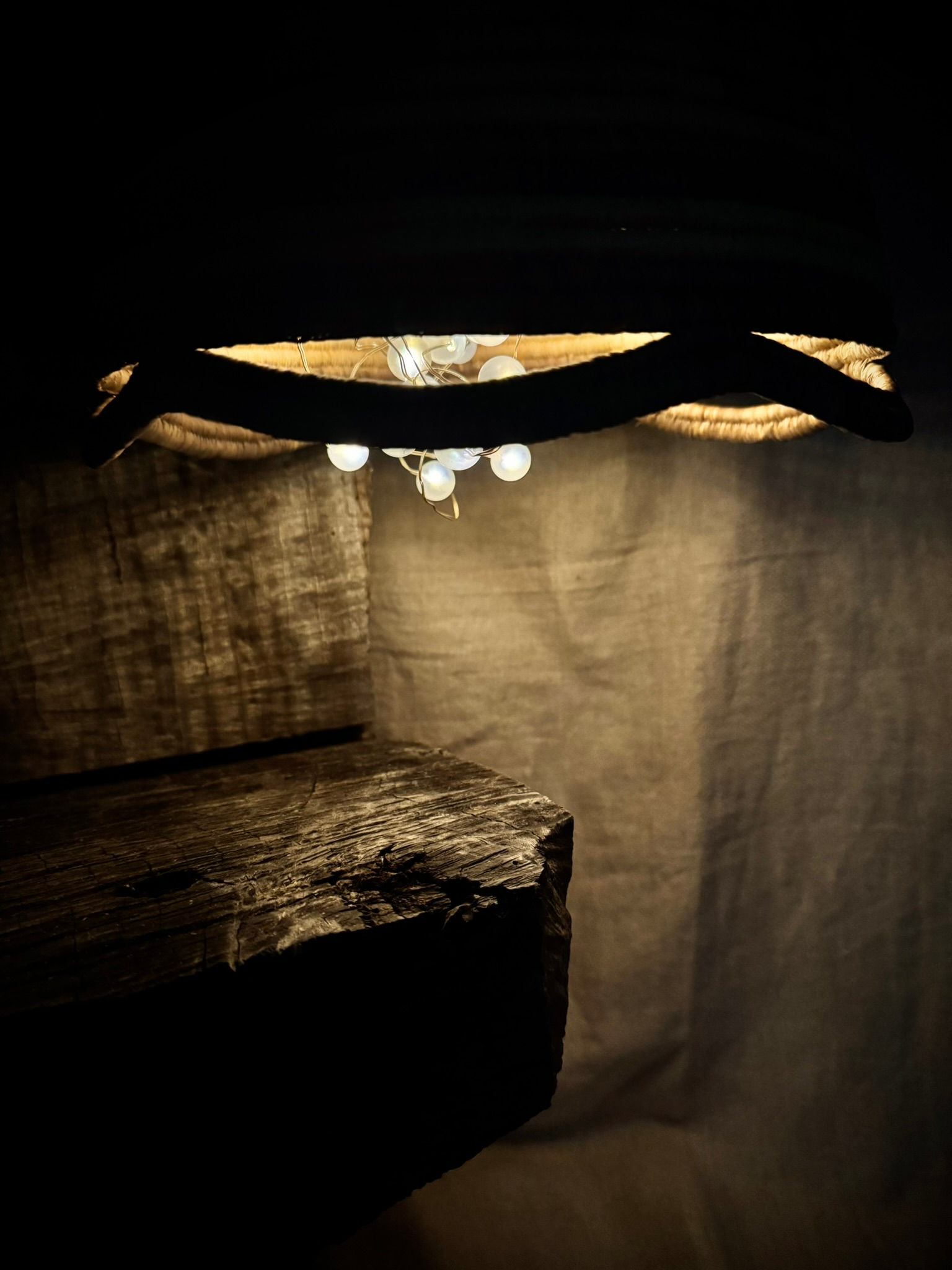 Pendant Lamp Shade - Magical Forest Fungi & Mycelium Collection