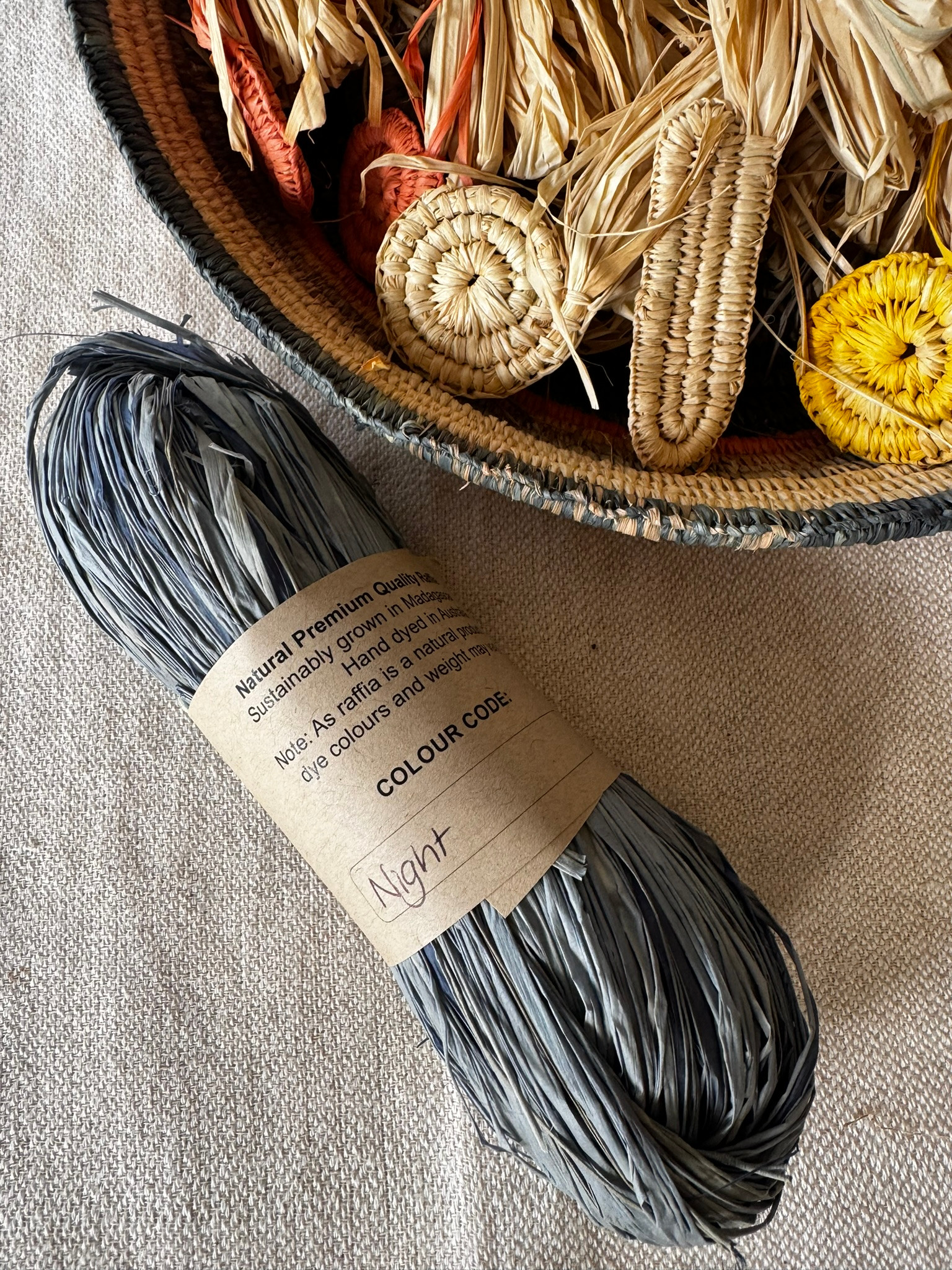 Raffia 50g - Night