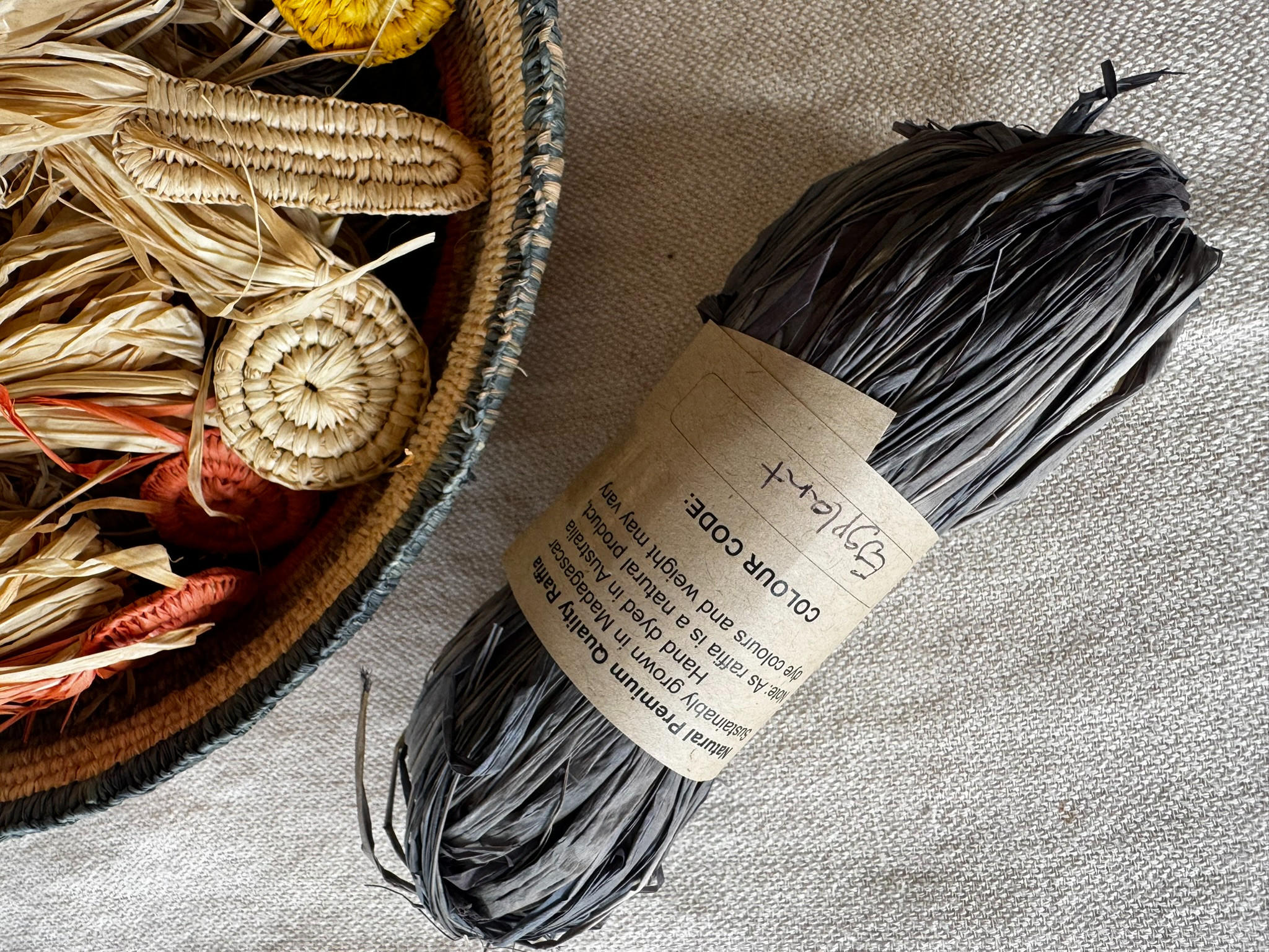 Raffia 50g - Eggplant