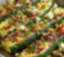 Roasted Courgettes with Feta Crumb
