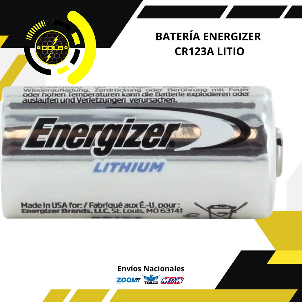 Miniatura: BATERIA ENERGIZER CR123A LITIO