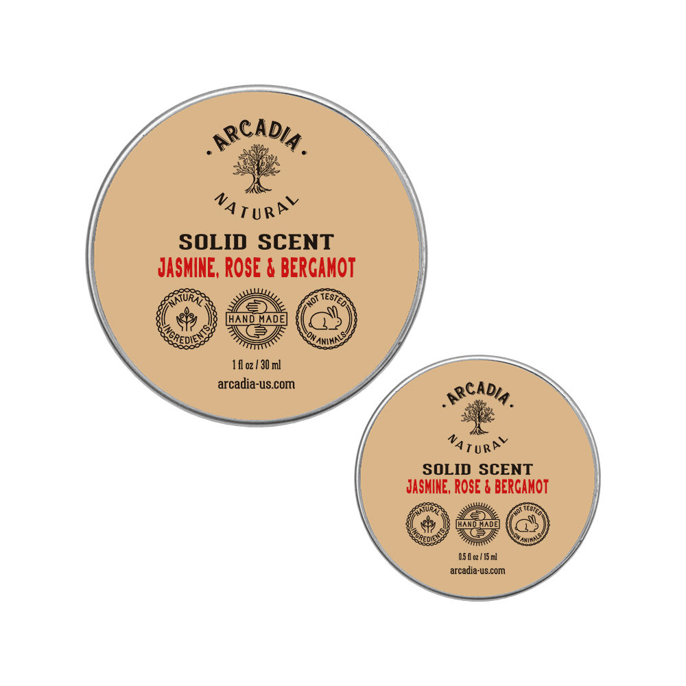 Jasmine, Rose and Bergamot - Solid Scent