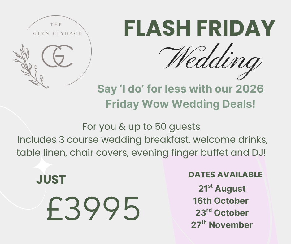 ✨ WOW Wedding Offer – Final 4 Fridays Left! ✨Still dreaming of your perfect wedding day in 2026? 💍We have just FOUR Fridays remaining this year—and we’ve created an unmissable special offer!