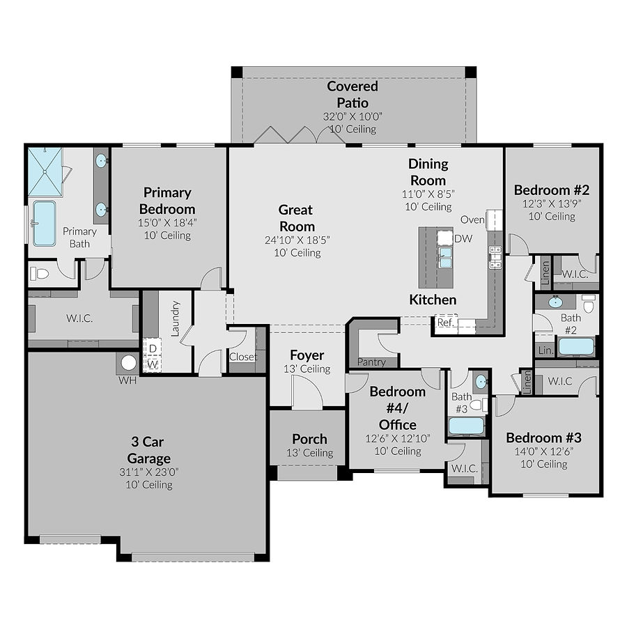 Nexstar Homes Spacious Floor Plans