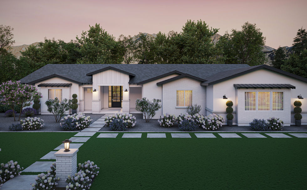 Custom-quality semi-custom home exterior on 3.34-acre lot in San Tan Valley