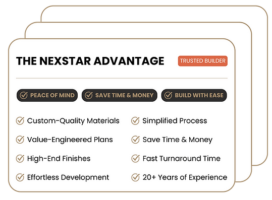 Build on your land - Nexstar Homes Advantage