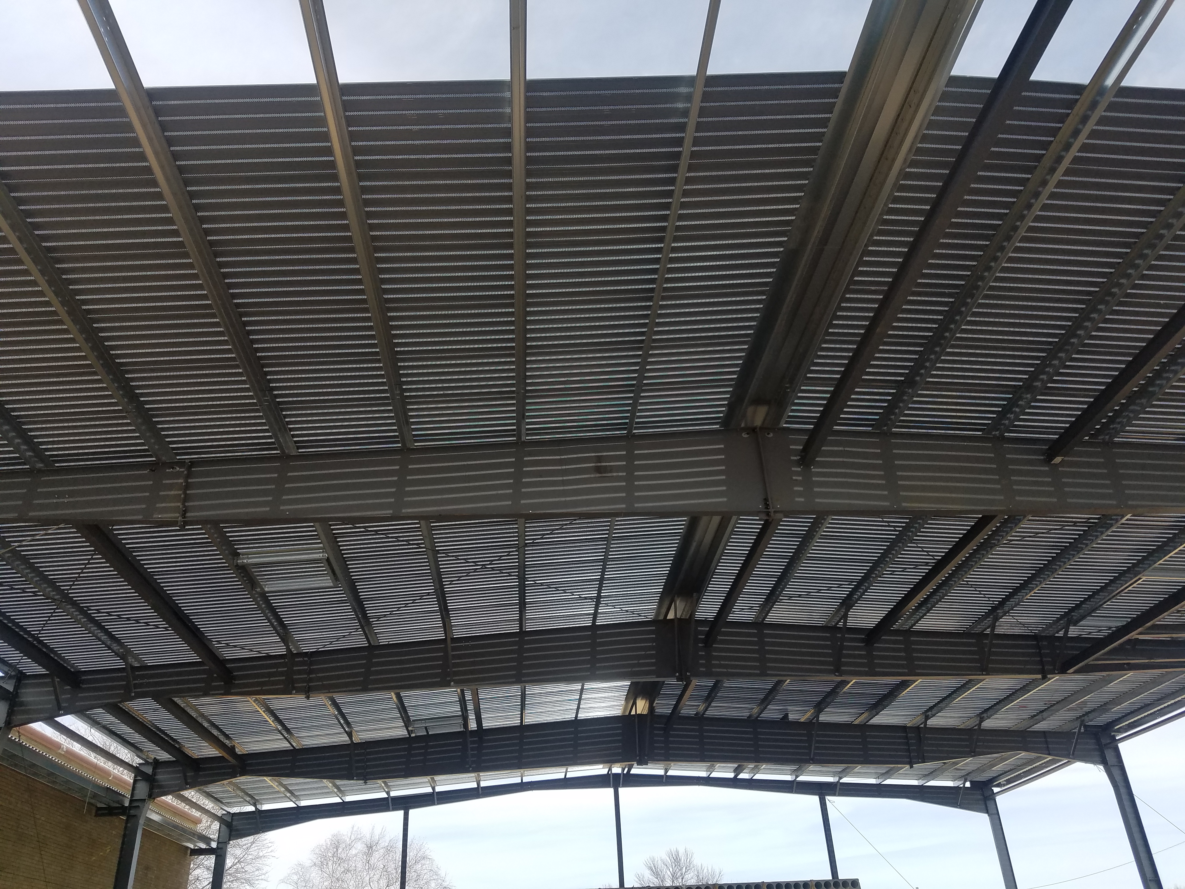 Acoustical roof