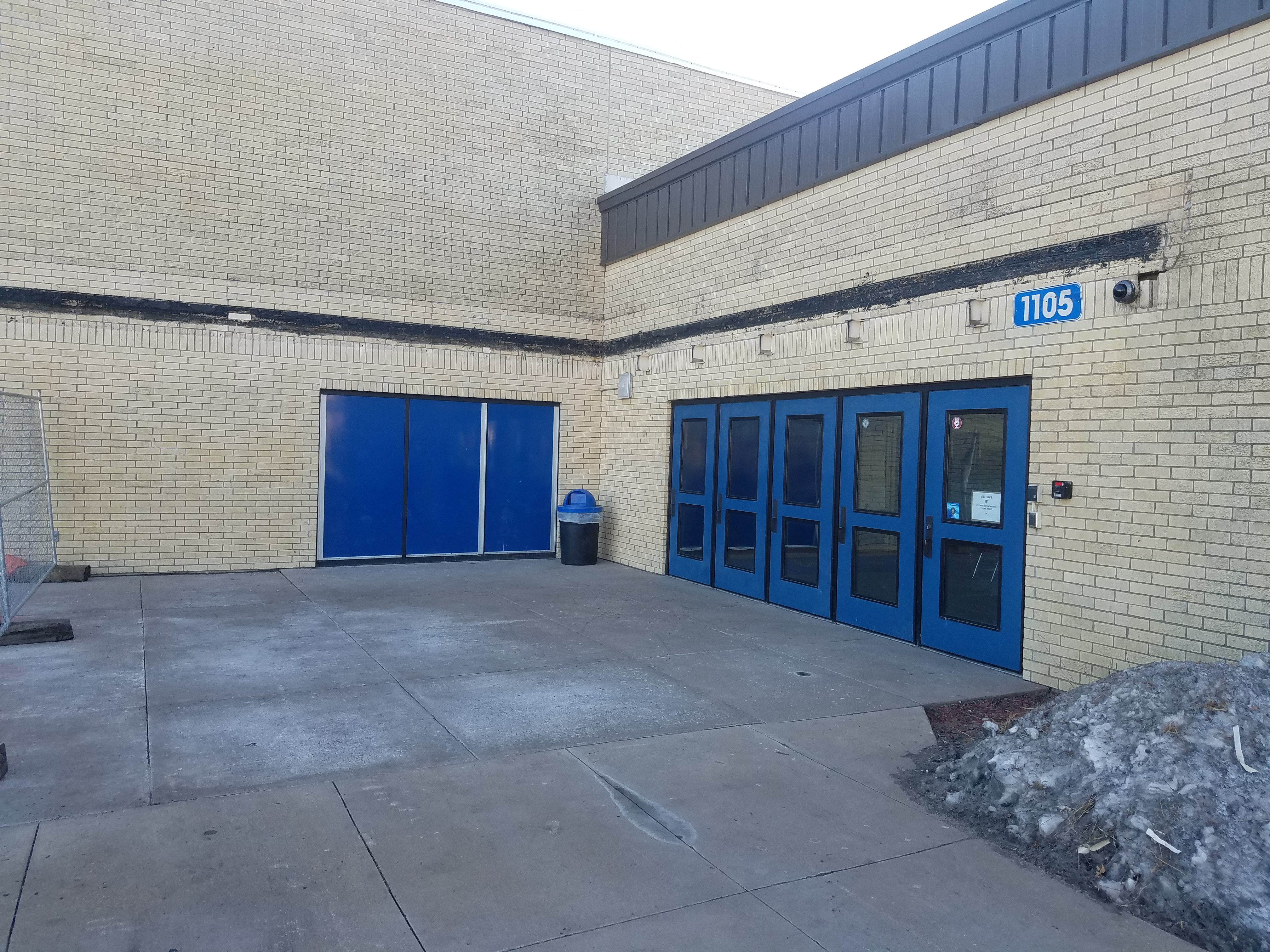 Front of high school