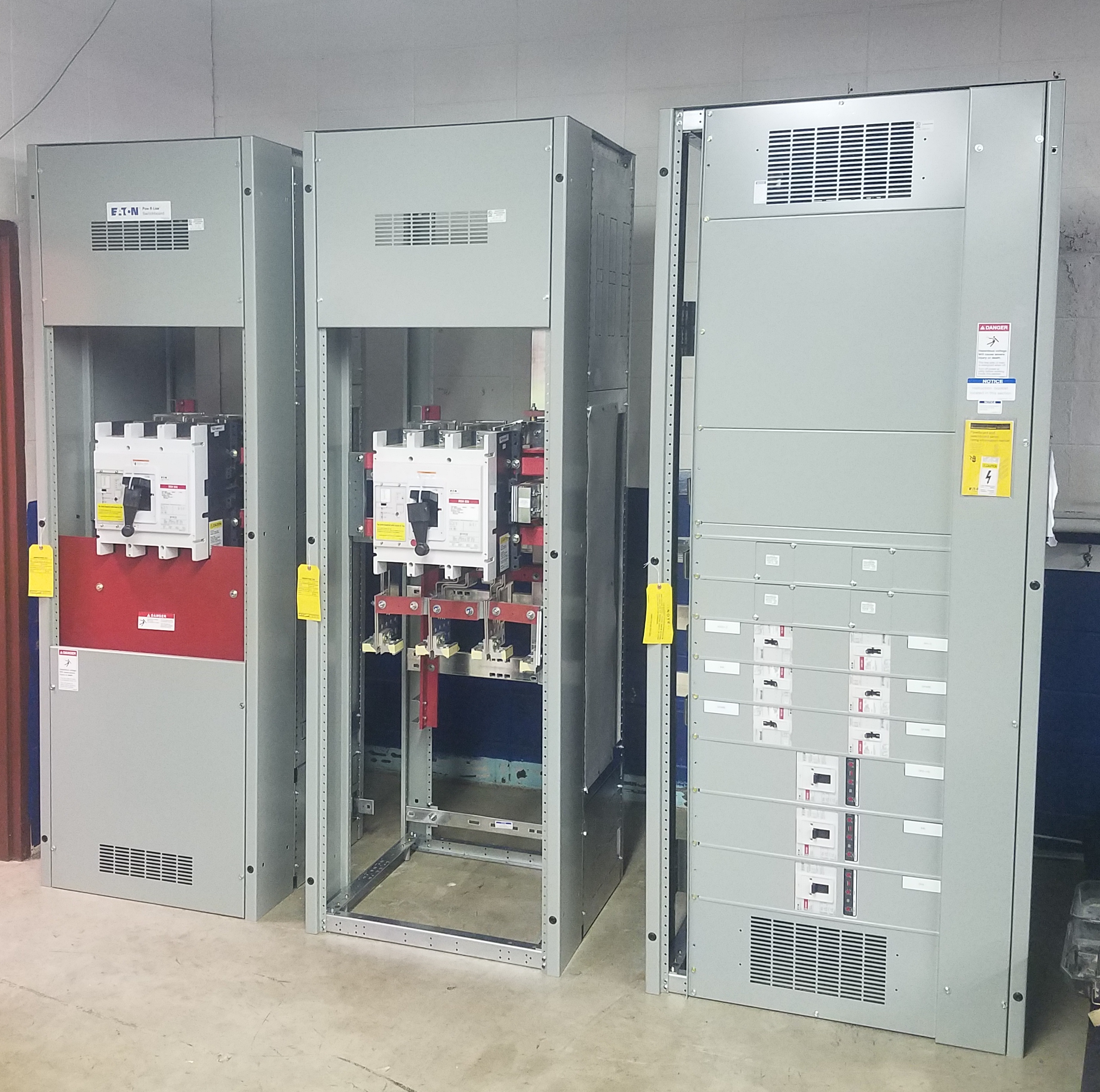 New electric switch gear