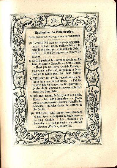 Missel des Saints-Editions Zech et Fils 1925-Liste des saints p 19.