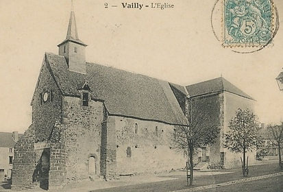 L'église de Vailly-sur-Sauldre - Début XXème siècle.