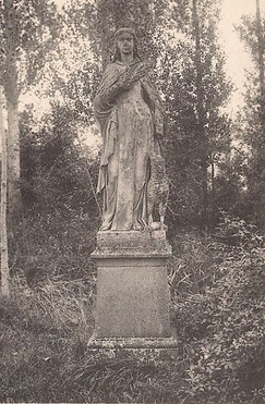 Statue de sainte Solange-Début XXème siècle.