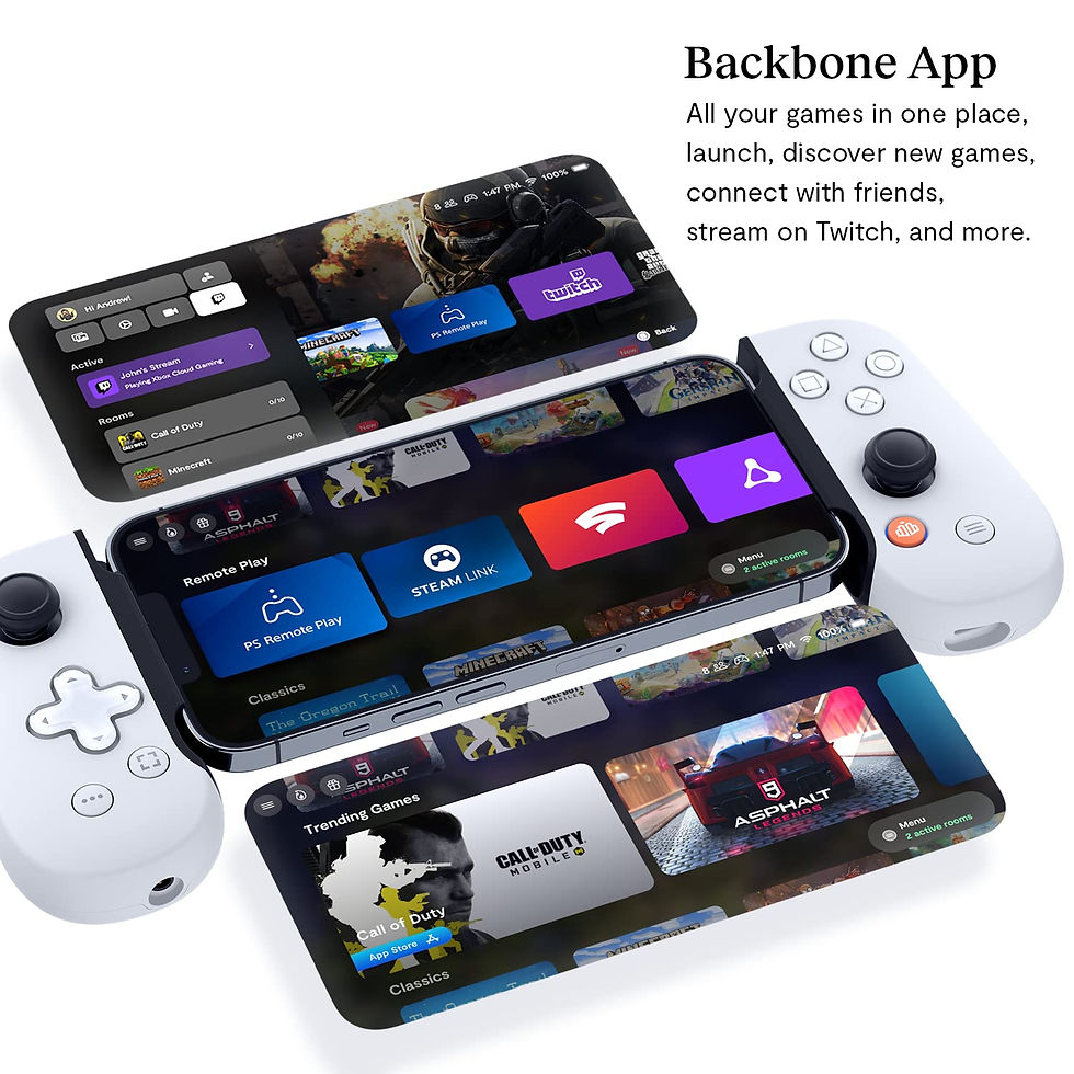 Thumbnail: PlayStation Backbone Mobile Gaming Controller - iPhone