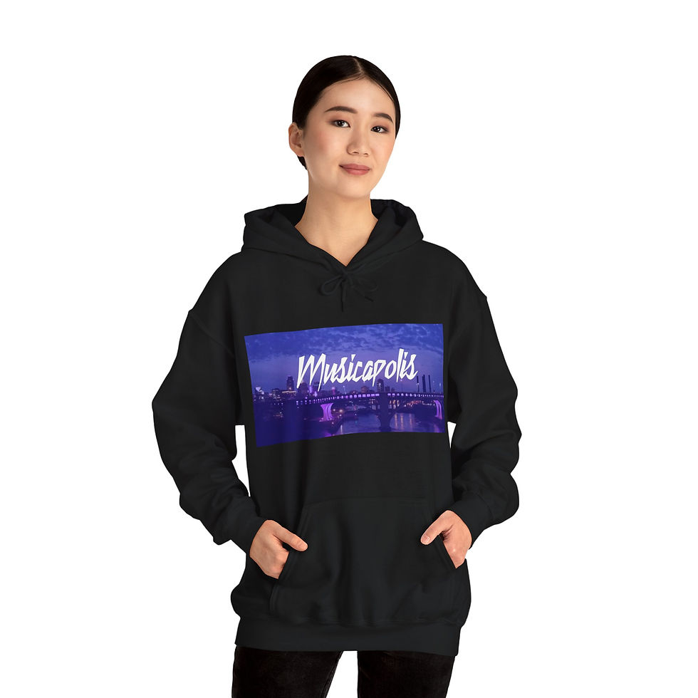 Thumbnail: Musicapolis Unisex Heavy Blend™ Hooded Sweatshirt