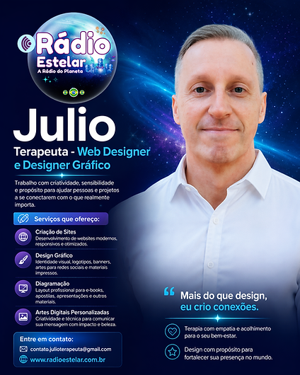 Julio Terapeuta - Web Designer e Designer Gráfico
