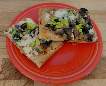 Hot Honey Mushroom Focaccia