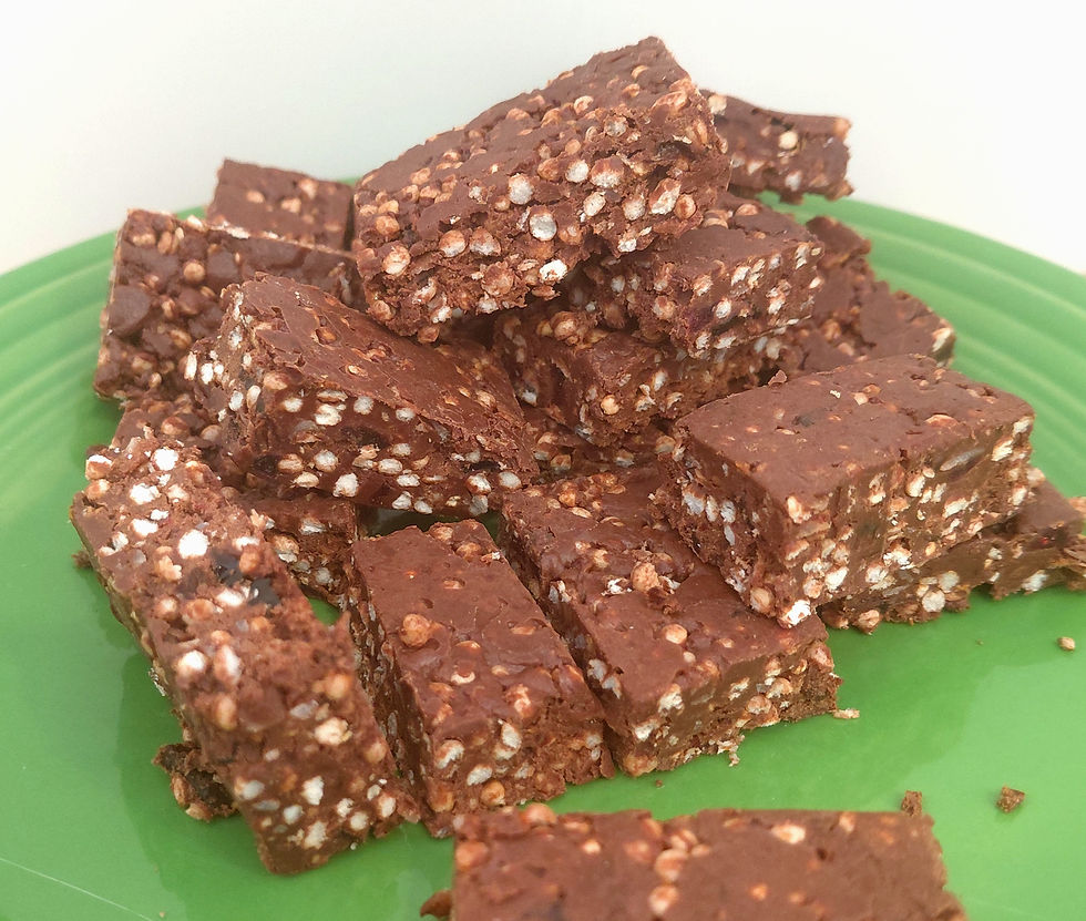 Chocolate Quinoa Snack Bars