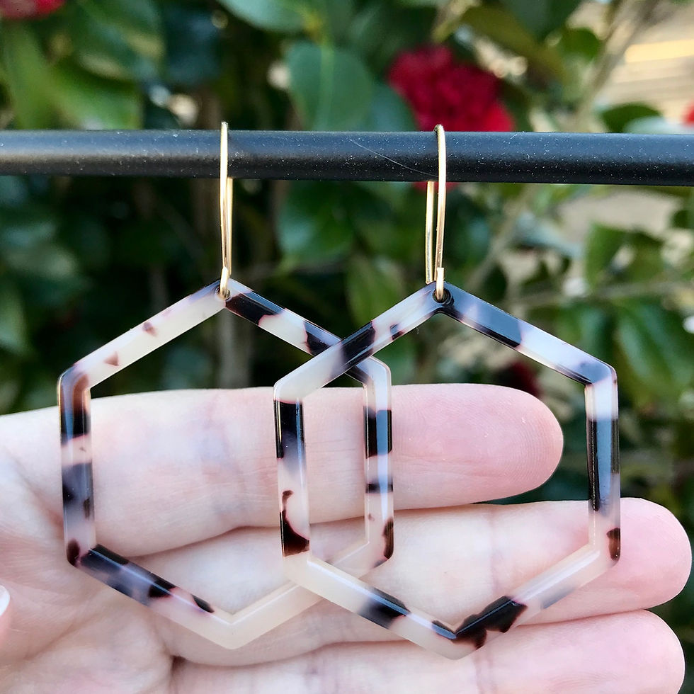 Thumbnail: Large Hexagon hoops