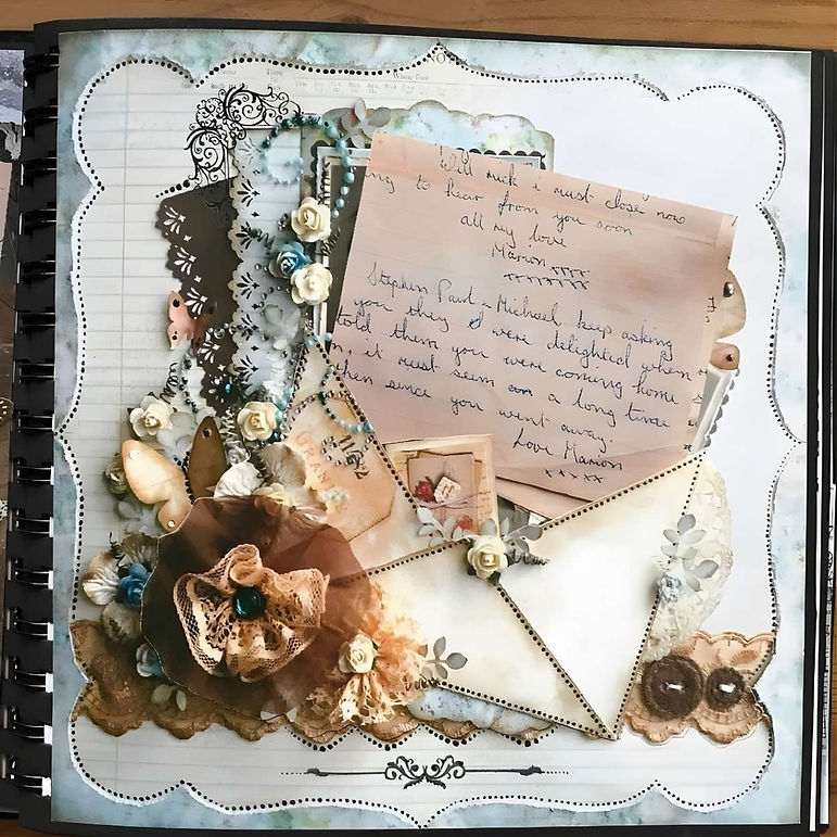 personalised memory story memory letter sent to the recipient page in WW11