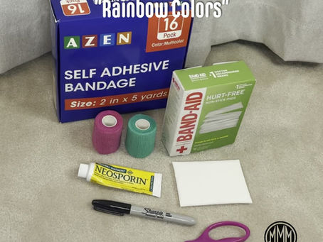 “Rainbow Colors” Watermelon Bandage