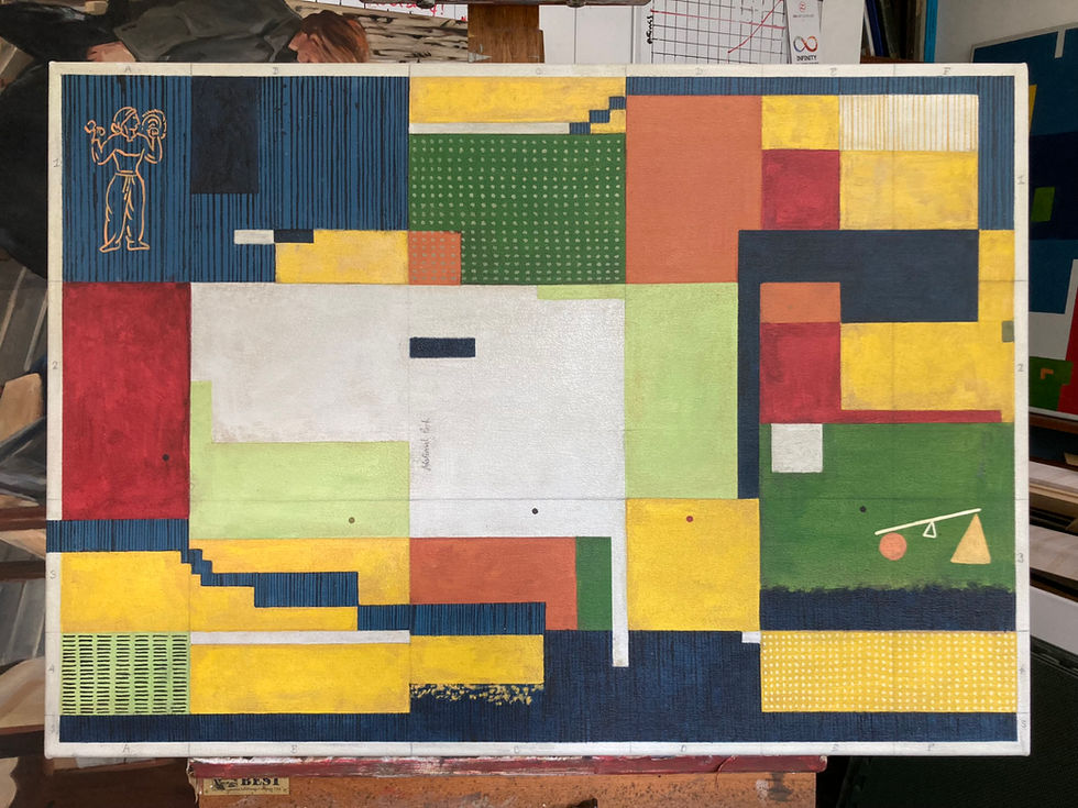 Dishoom glasgow painting