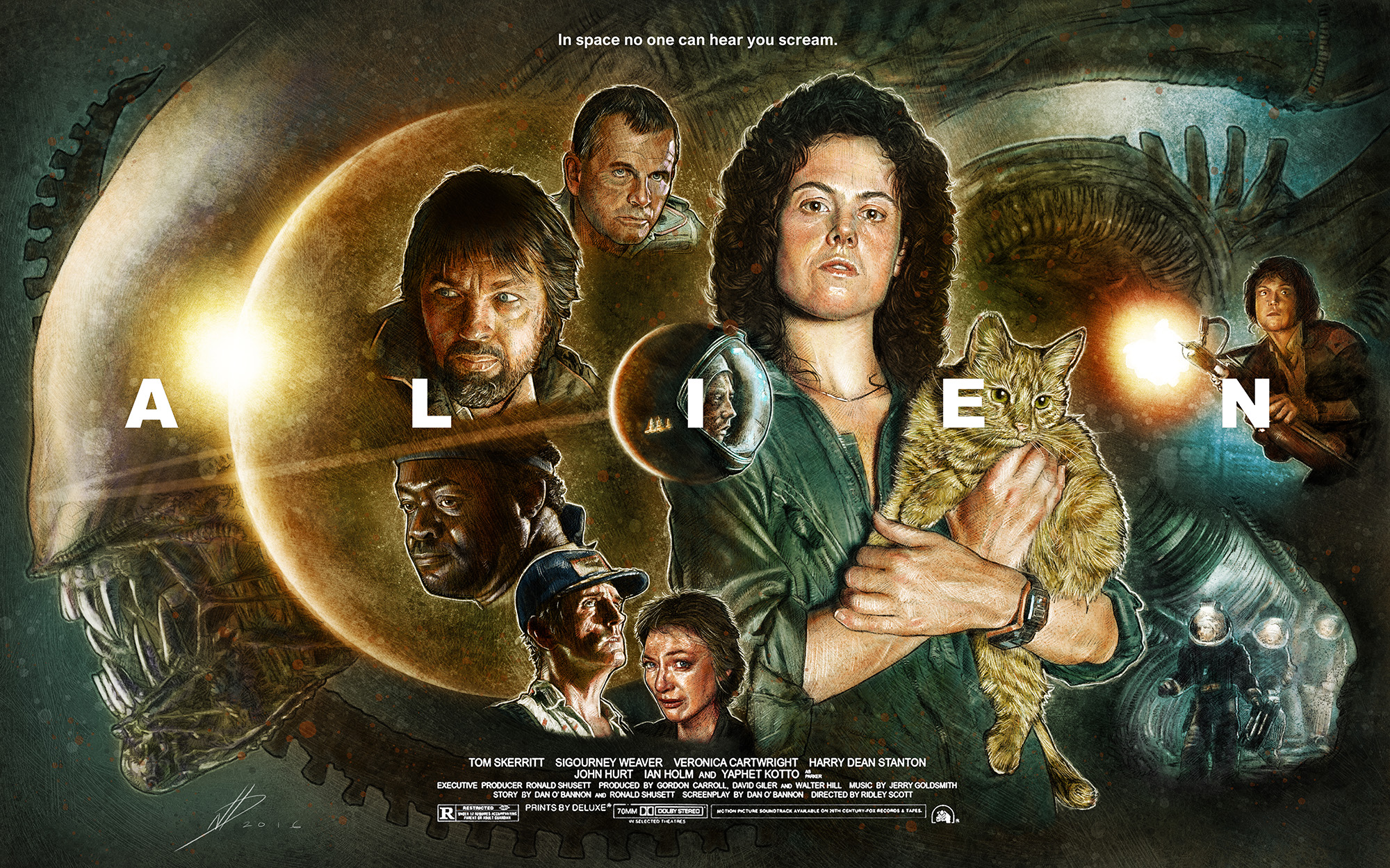 Alien Poster by Neil Davies LV426