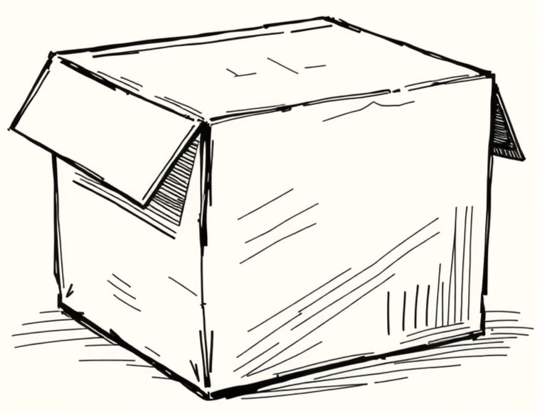 drawing of a cardboard box.jpg