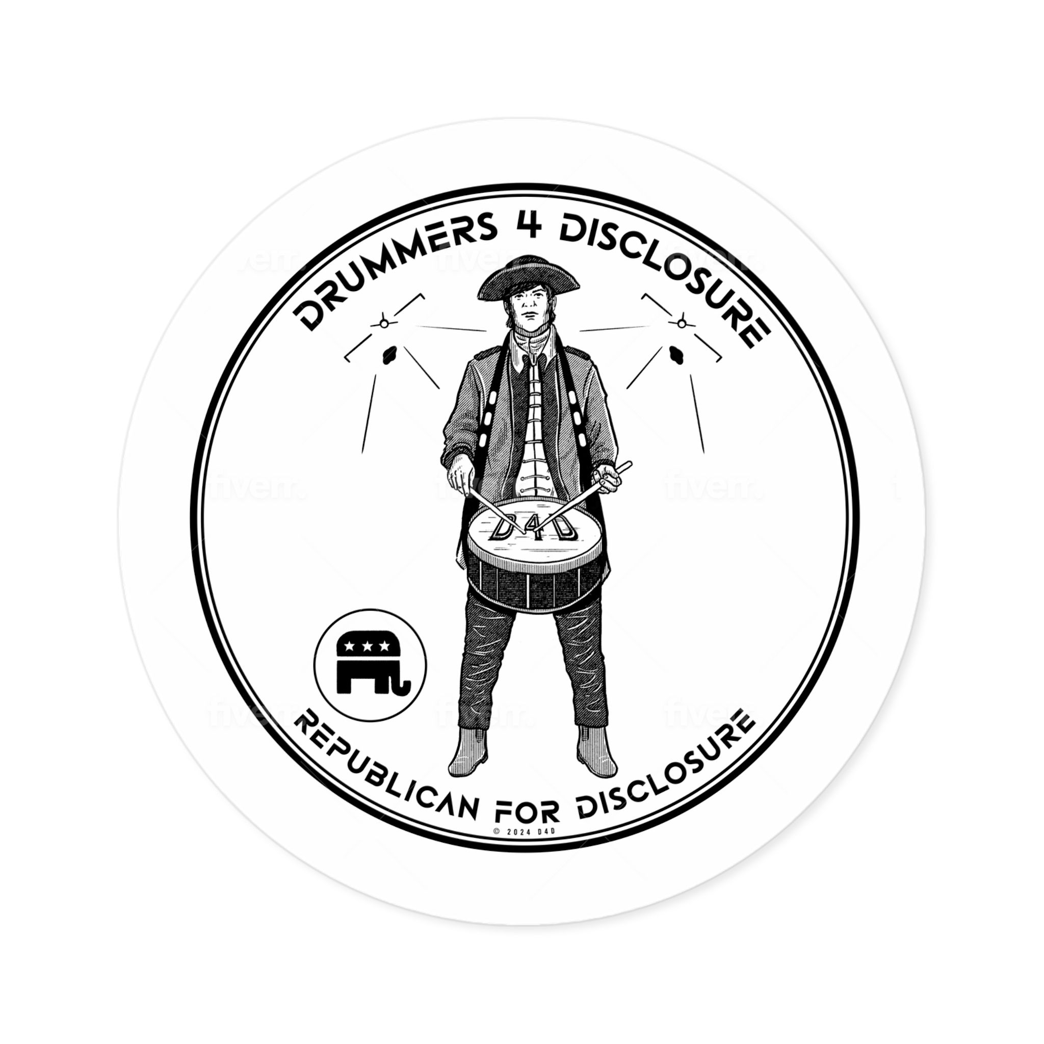 Round Stickers, Indoor\Outdoor