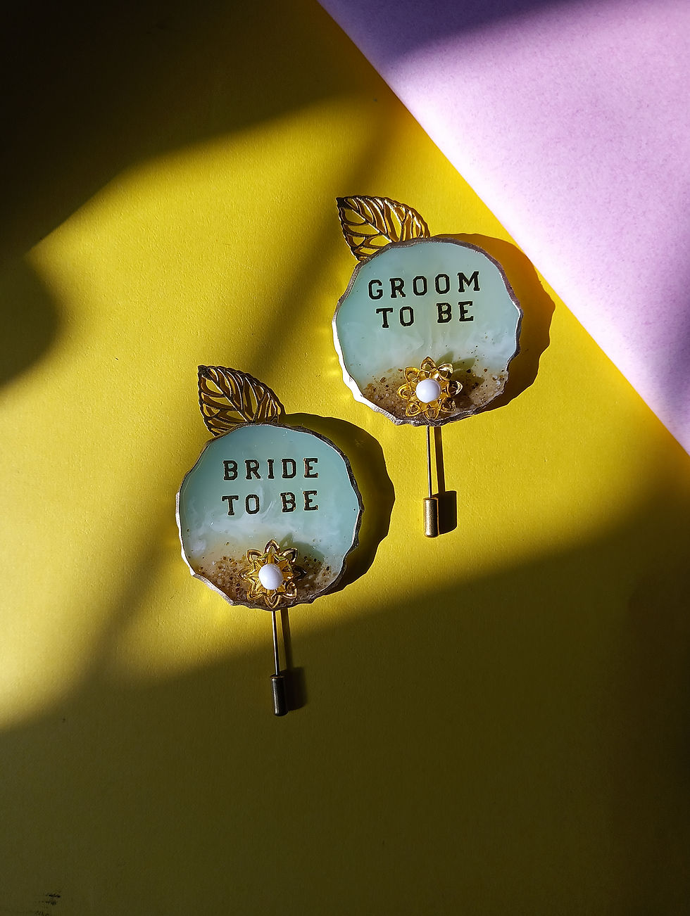 Thumbnail: Bride and Groom Brooch