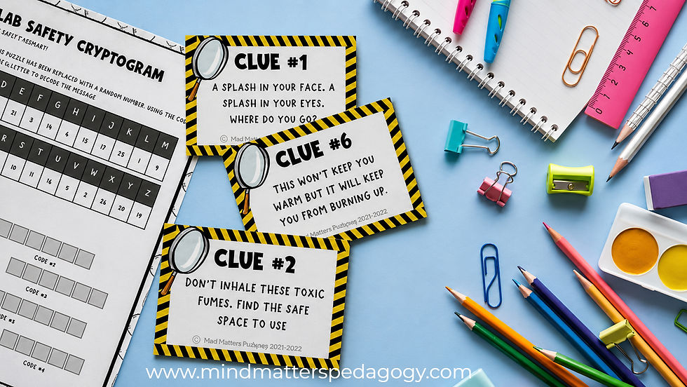 Lab Safety Scavenger Hunt