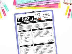 What I Include in My Science Syllabus Templates (and How I Make Sure Students Read It)