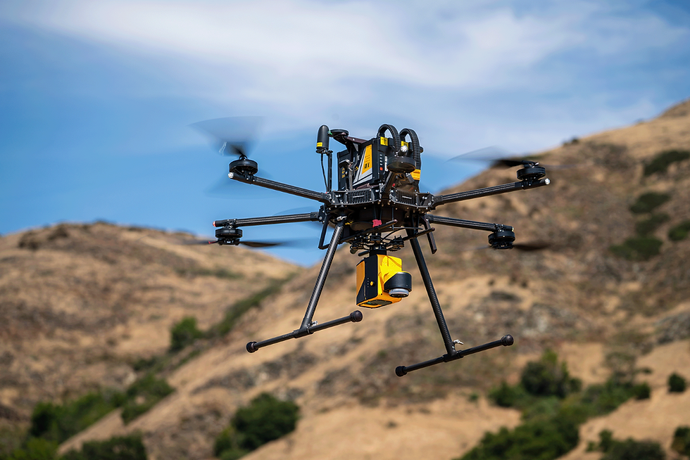 YellowScan Mapper mounted with the IF1200A