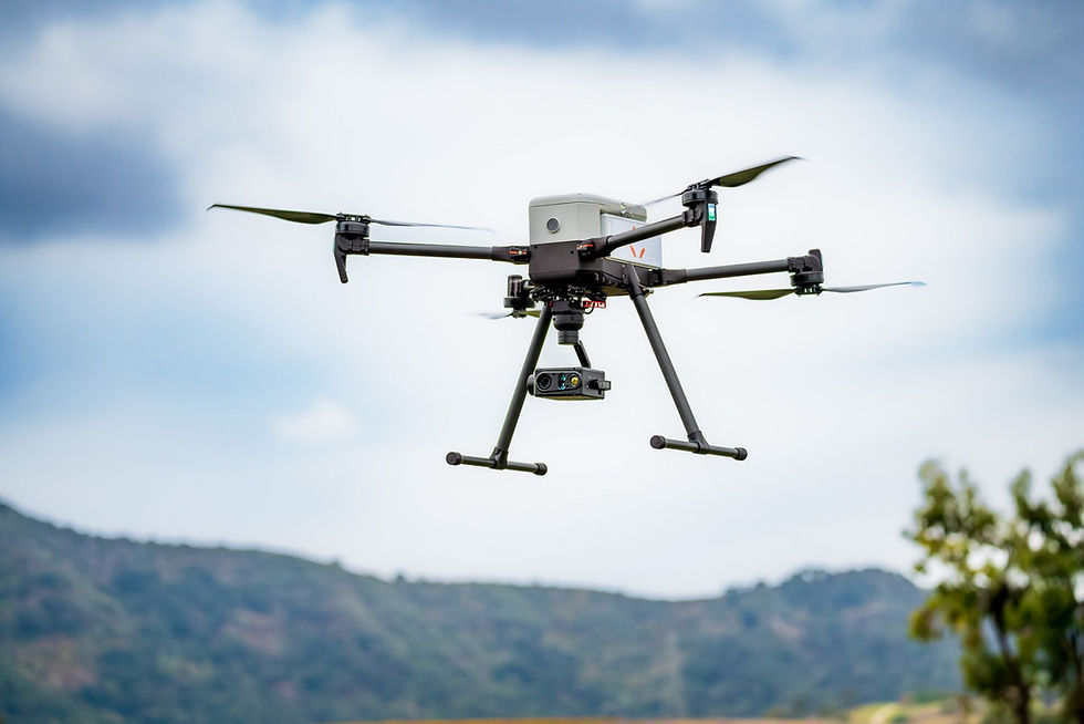 IF800 in flight with the Gremsy VIO