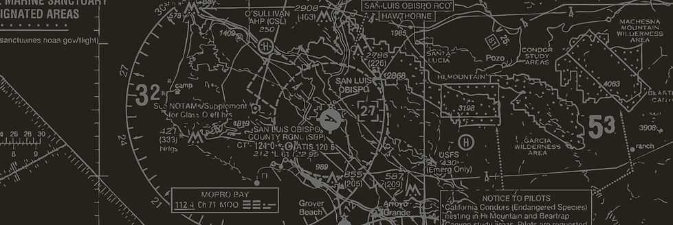 Sectional Chart of San Luis Obispo