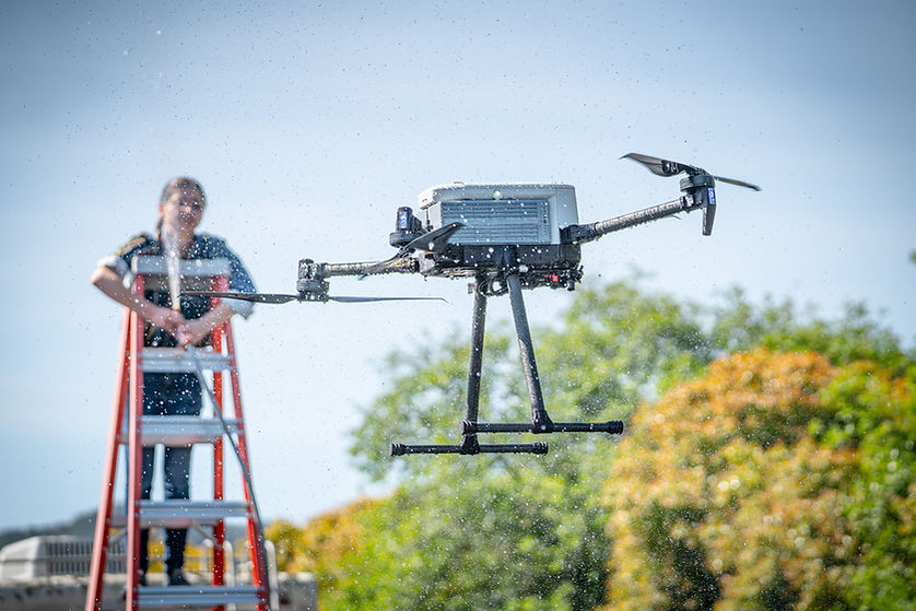 IF800 going through a weather test