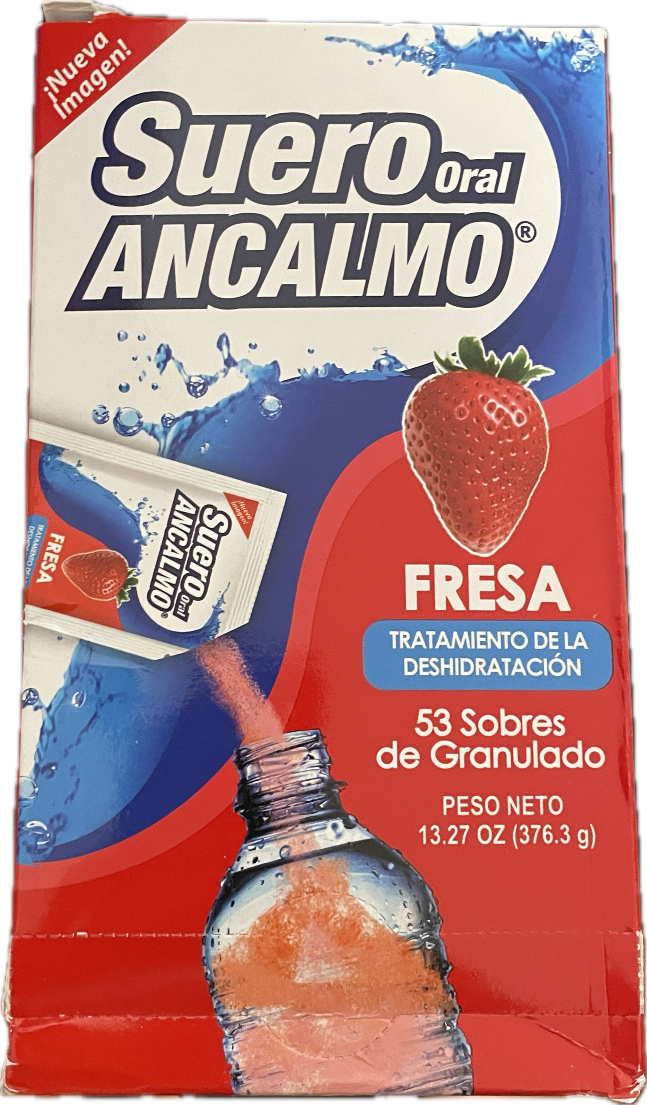 Suero Oral Ancalmo / Fresa / Tratamiento de la deshidratacion