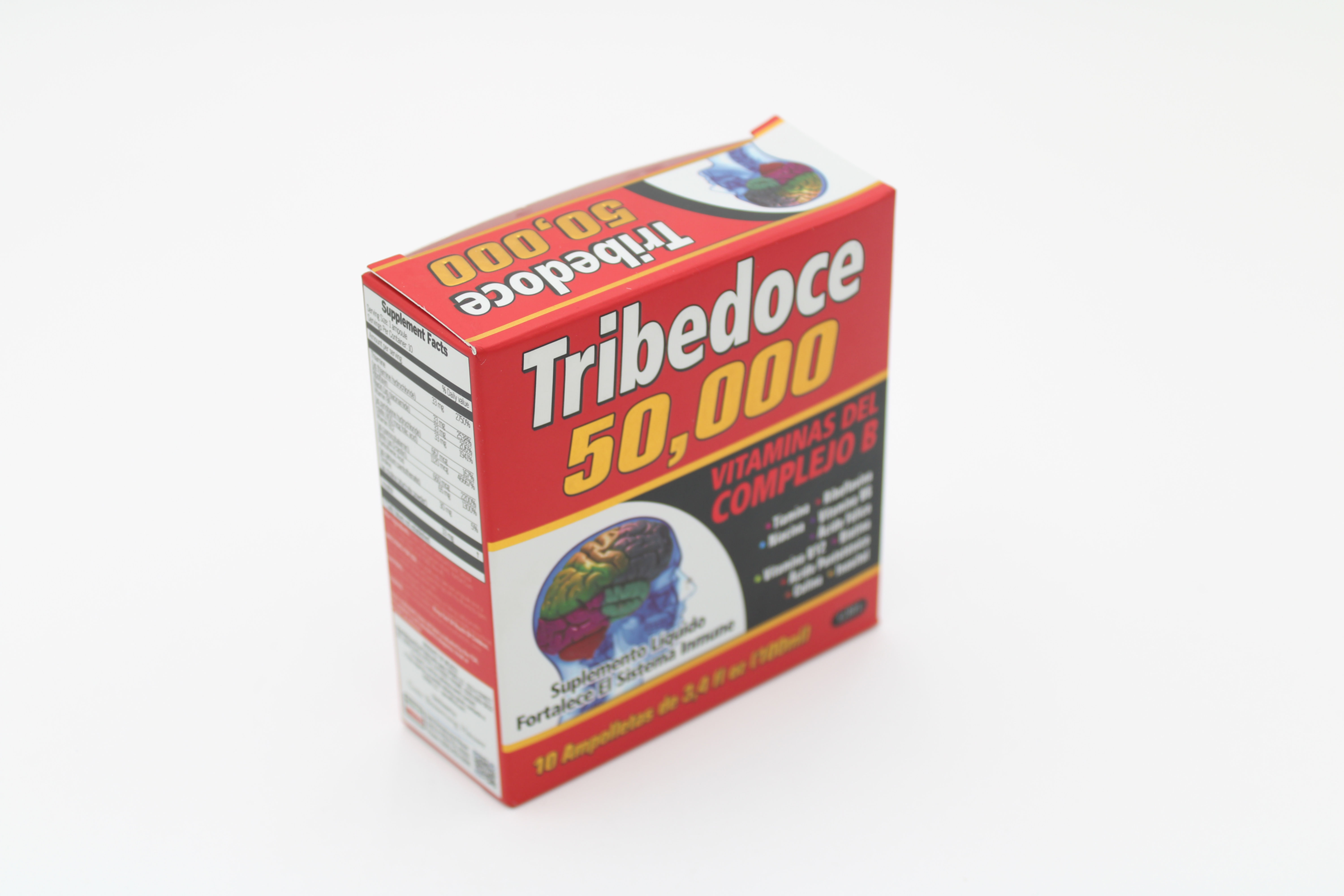 Tribedoce 50,000 / Vitamins / Complex B / Liquid Supplement