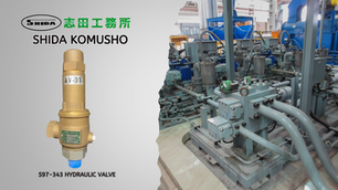 SHIDA KOMUSHO S97-343 Precision Hydraulic Valve