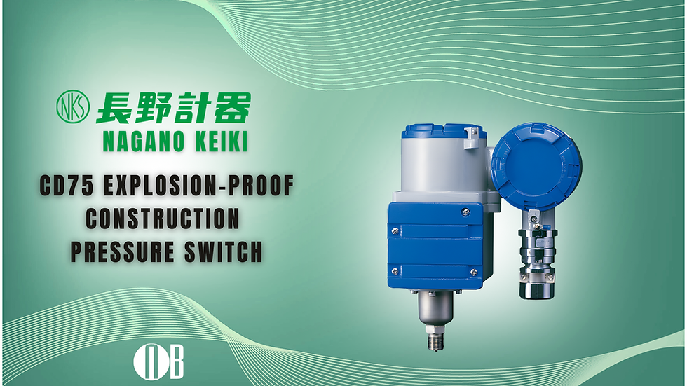 Nagano Keiki CD75 Explosion-proof Pressure Switch | Industrial Safety
