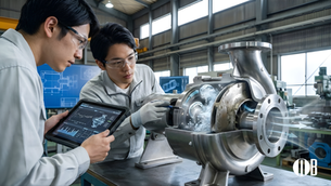 Diagram illustrating NPSH measurement for pump cavitation troubleshooting