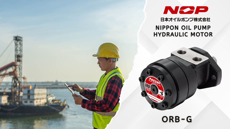 ORB-G Hydraulic Motor by Nippon Oil Pump – Compact and High-Performance Design