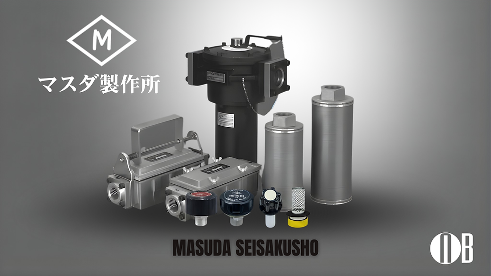 Masuda Seisakusho industrial filter housings and cartridges for high-pressure fluid and gas filtration applications