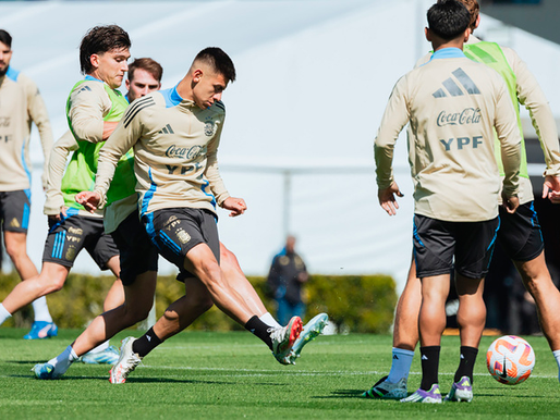 Selección Argentina: última práctica en el paÃs y a preparar maletas
