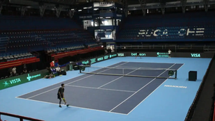 El Ruca Che ya siente la Copa Davis: Turquía entrenó en Neuquén y prepara el desafío ante Argentina